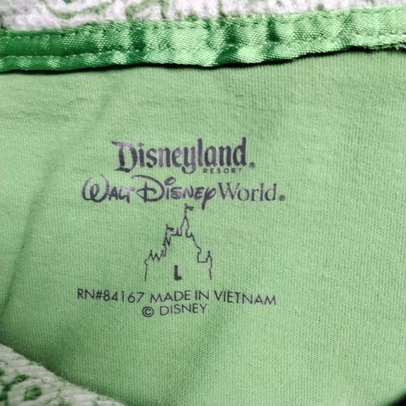 Disney Shirt Girl's Green 2009 Hooded Long Sleeve Logo  Size Large - Picture 6 of 9